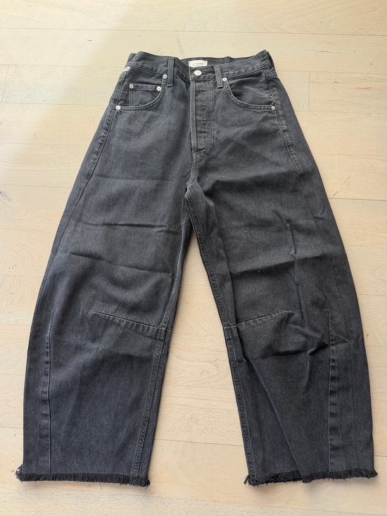 Citizens Of Humanity Denim - Citizens Of Humanity Premium Vintage Black Wide-Leg Jeans